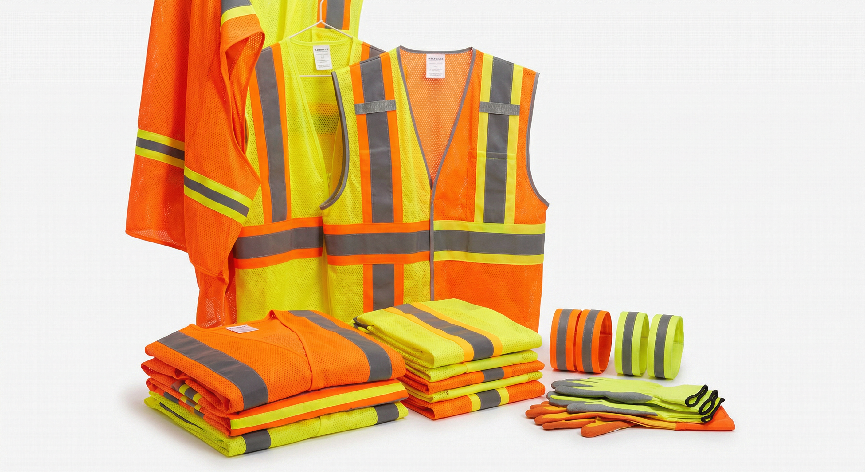 High-visibility safety vests